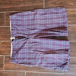 American eagle size 34 plaid shorts